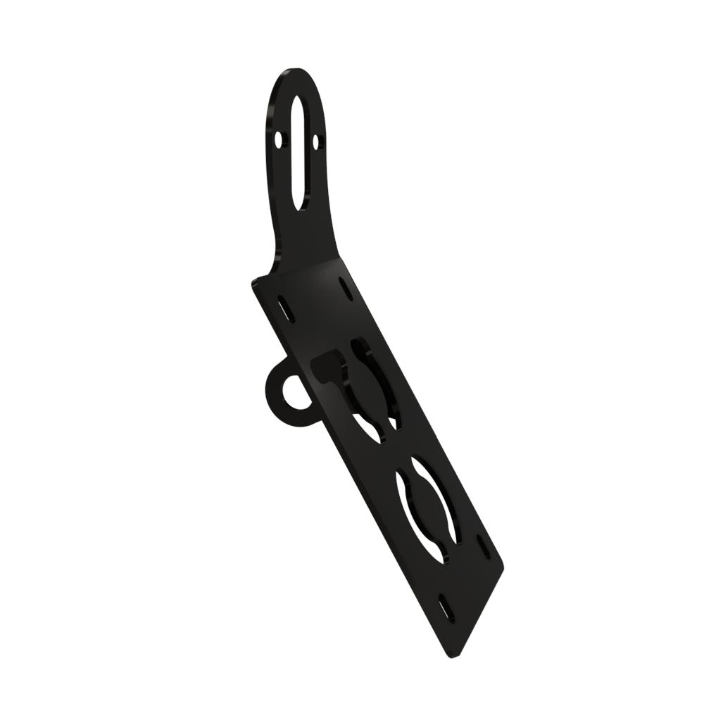 UNIVERSAL Vertical License plate bracket (Powder Coated)