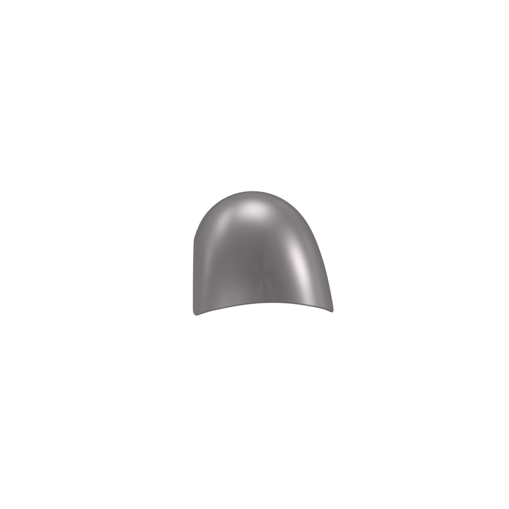8" 1-Piece Steel Rear Fender