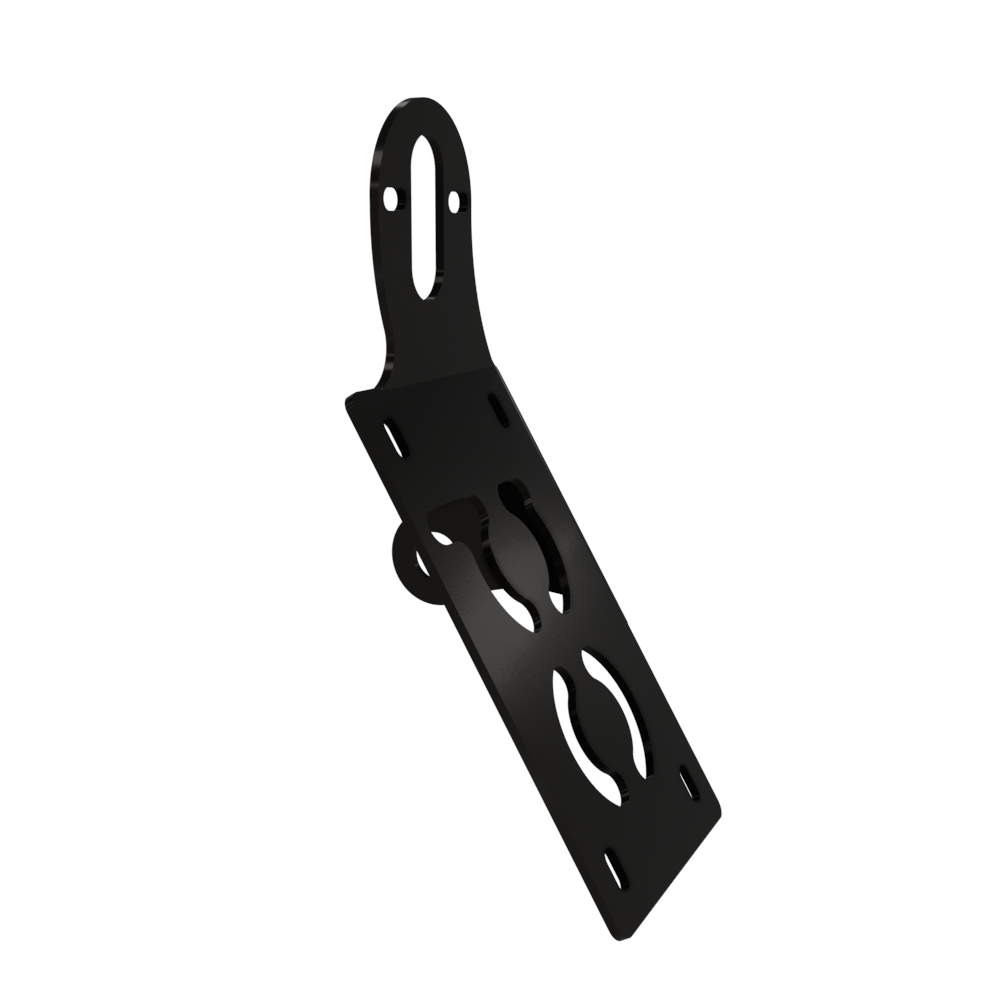 UNIVERSAL Vertical License plate bracket (Powder Coated)