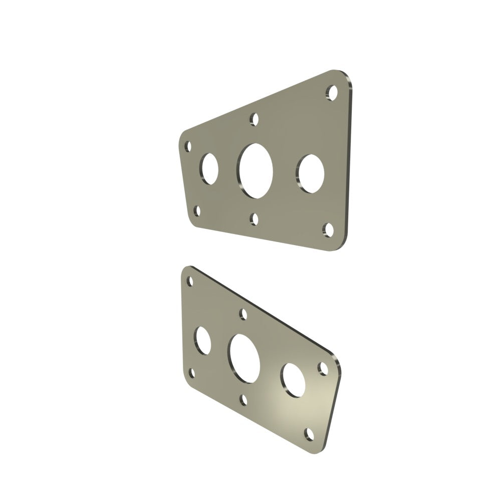 Honda Shadow VT750 (Shaft) Side Covers (Left &Right) Raw Steel