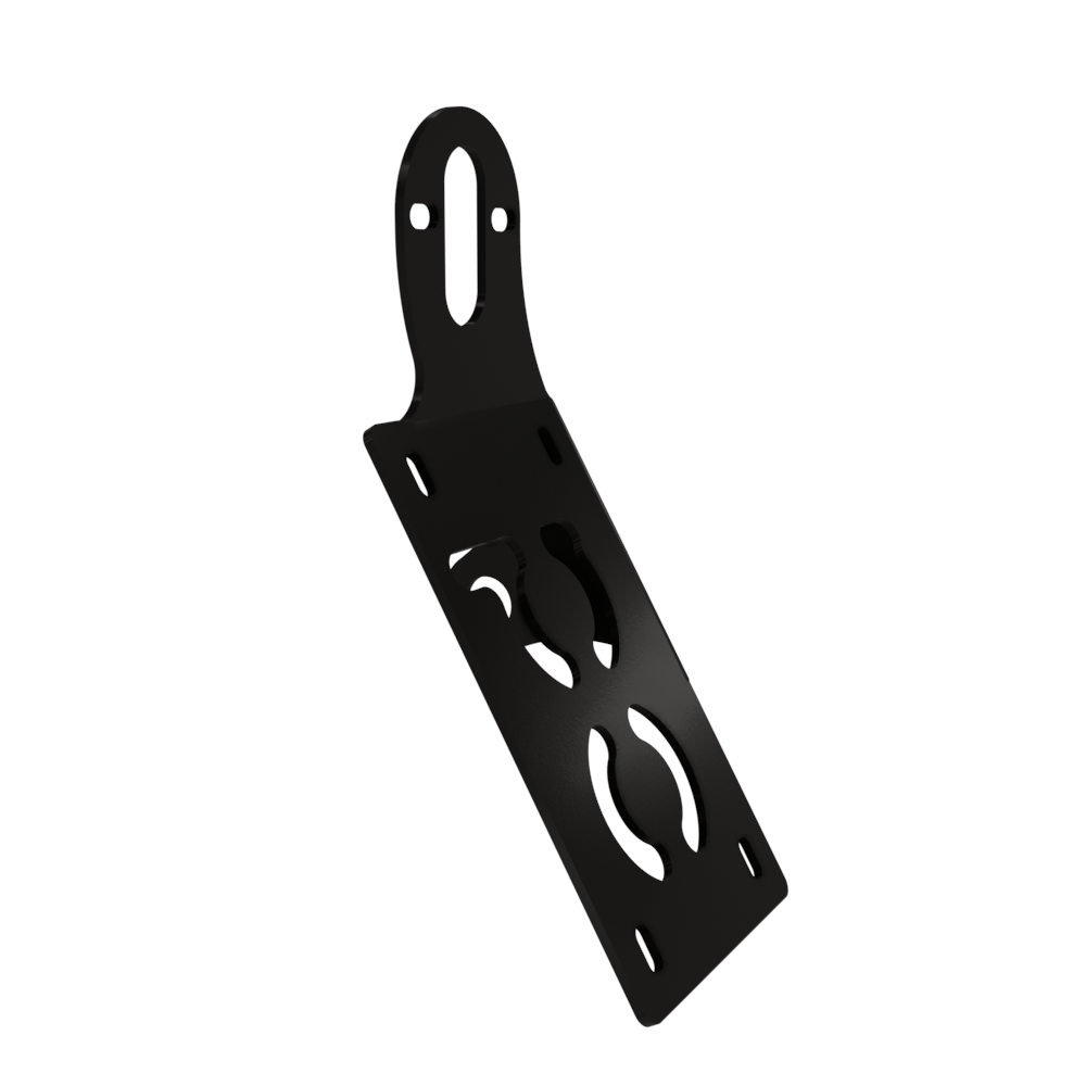 UNIVERSAL Vertical License plate bracket (Powder Coated)