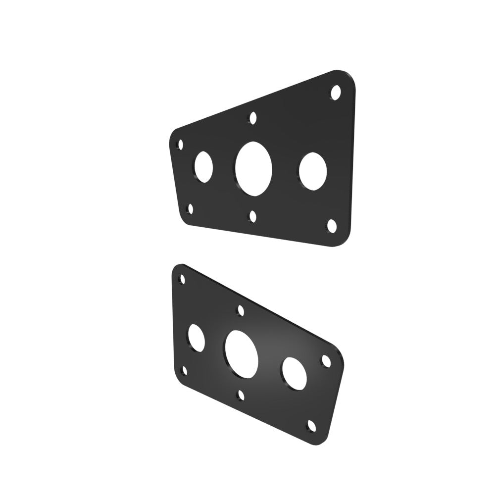 Honda Shadow VT750 (Shaft) Side Covers (Left &Right) Powder Coated