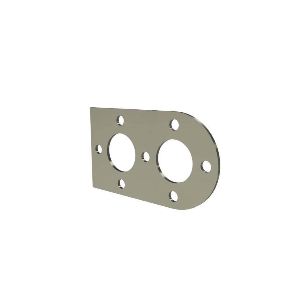 Honda Shadow VT750 (Shaft) Side Cover  (Lower Left) Raw Steel
