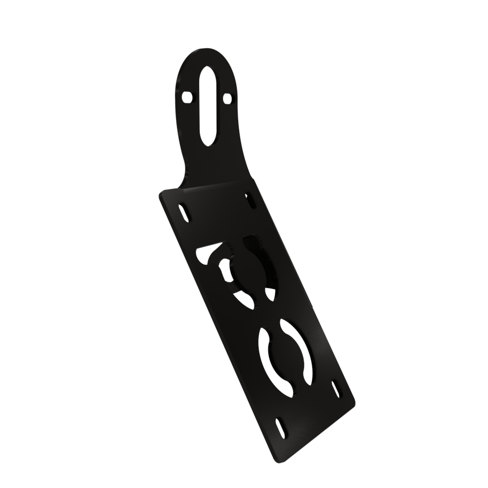 UNIVERSAL Vertical License plate bracket (Powder Coated)