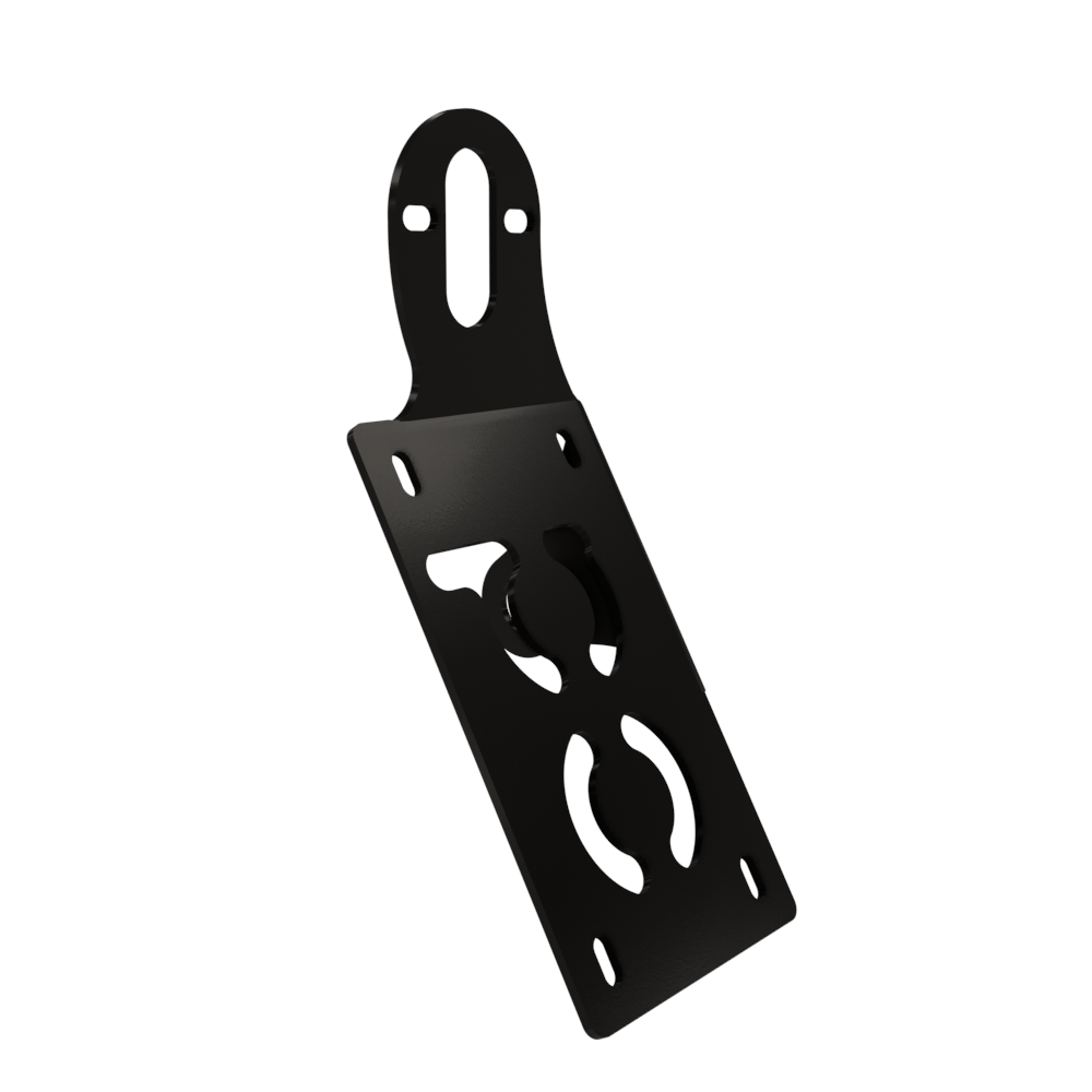 UNIVERSAL Vertical License plate bracket (Powder Coated)