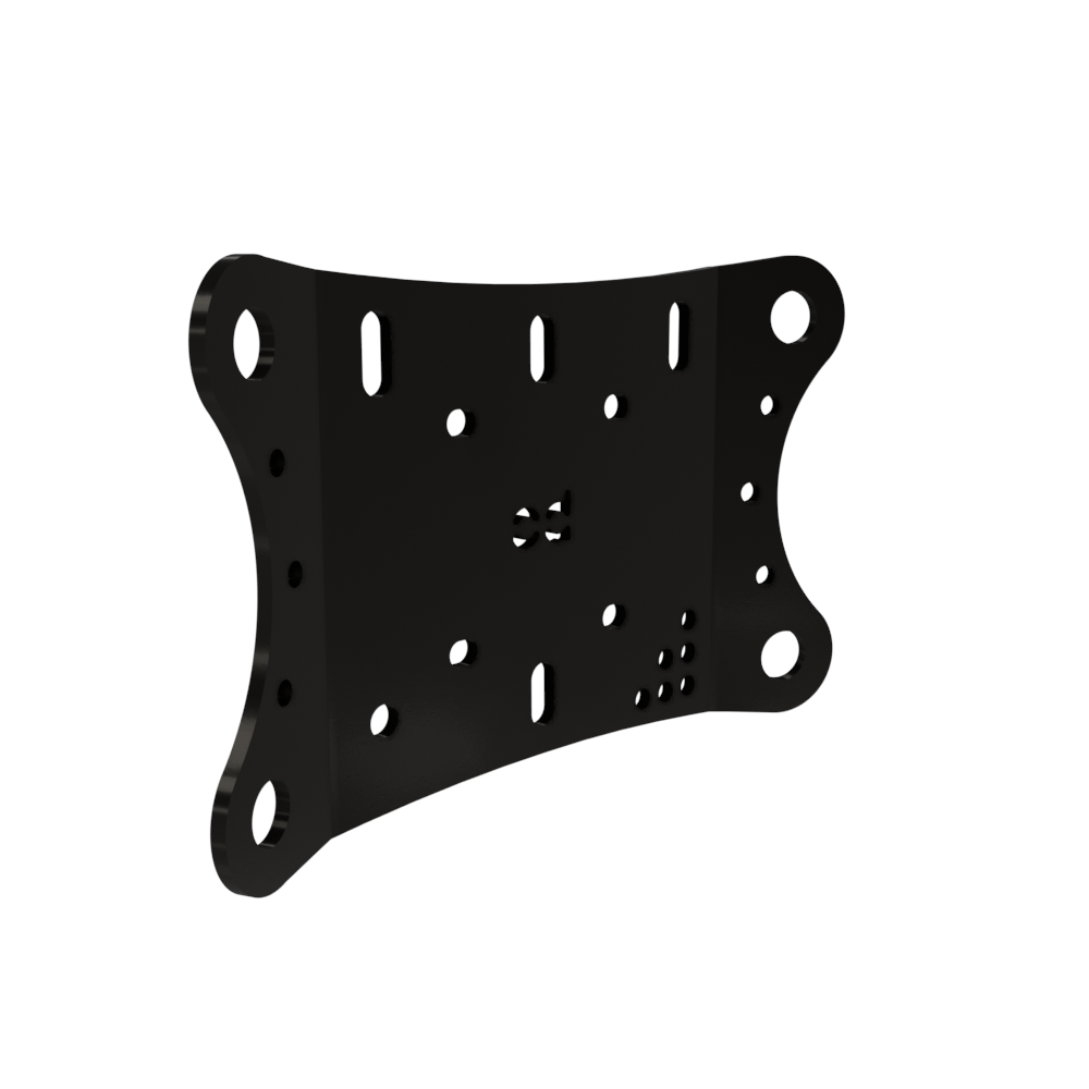 Multi-Fit HeadLight Plate  (Holes)