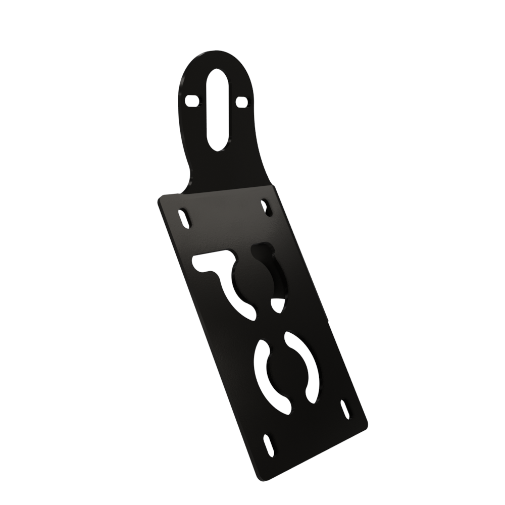 UNIVERSAL Vertical License plate bracket (Powder Coated)