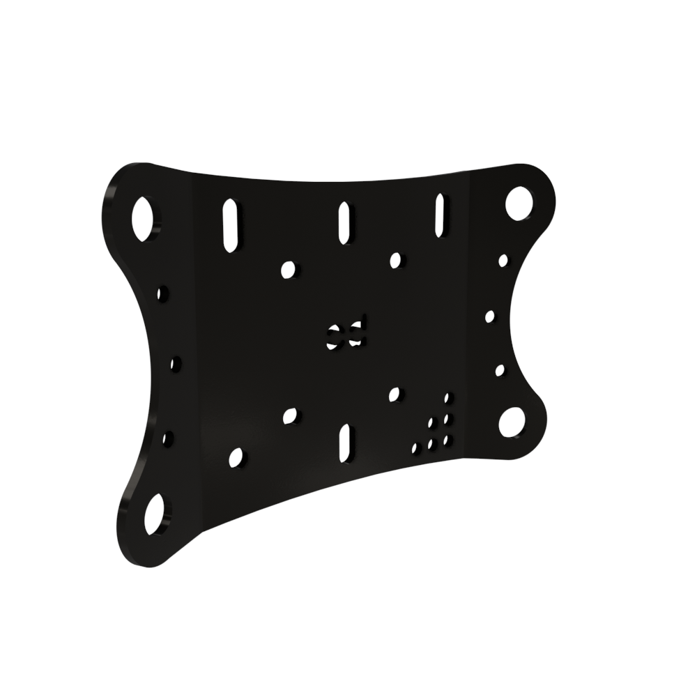 Multi-Fit HeadLight Plate  (Holes)