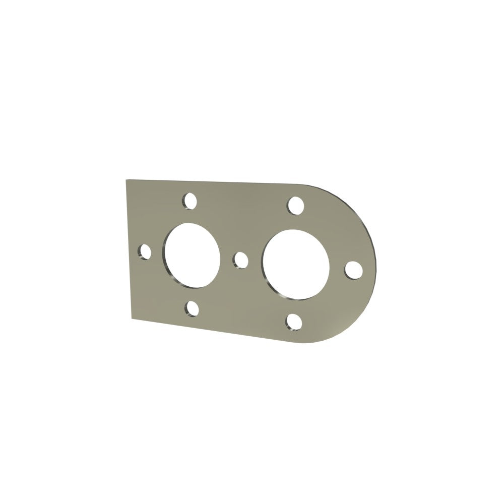 Honda Shadow VT750 (Shaft) Side Cover  (Lower Left) Raw Steel