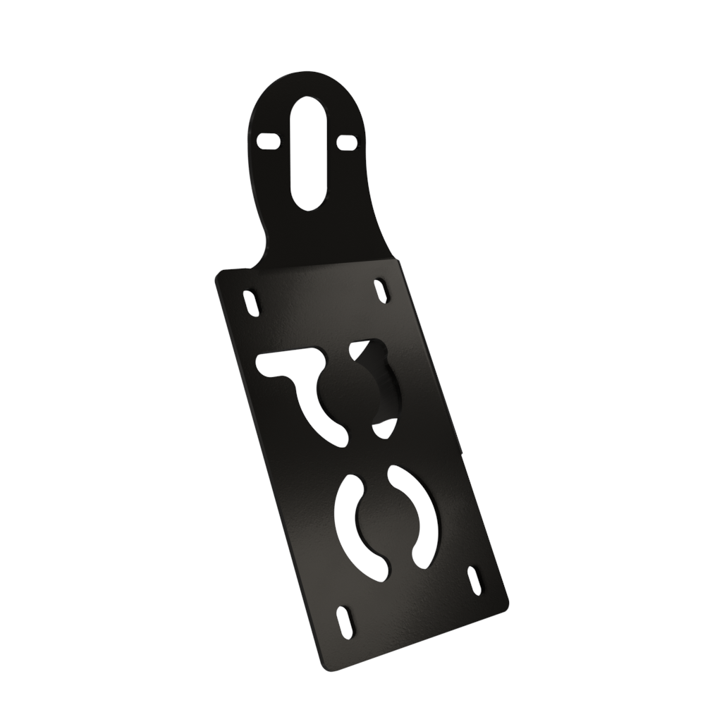 UNIVERSAL Vertical License plate bracket (Powder Coated)