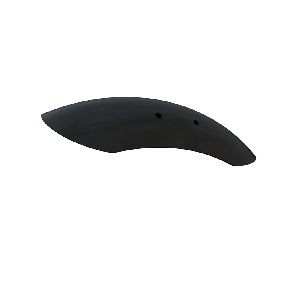 5.5" / 140mm 1-Piece Steel Matte Black Front Fender