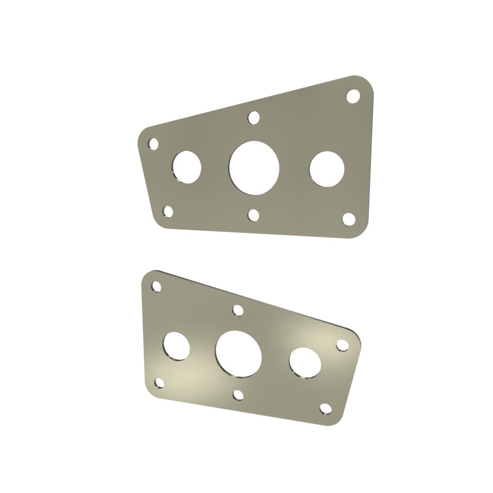 Honda Shadow VT750 (Shaft) Side Covers (Left &Right) Raw Steel