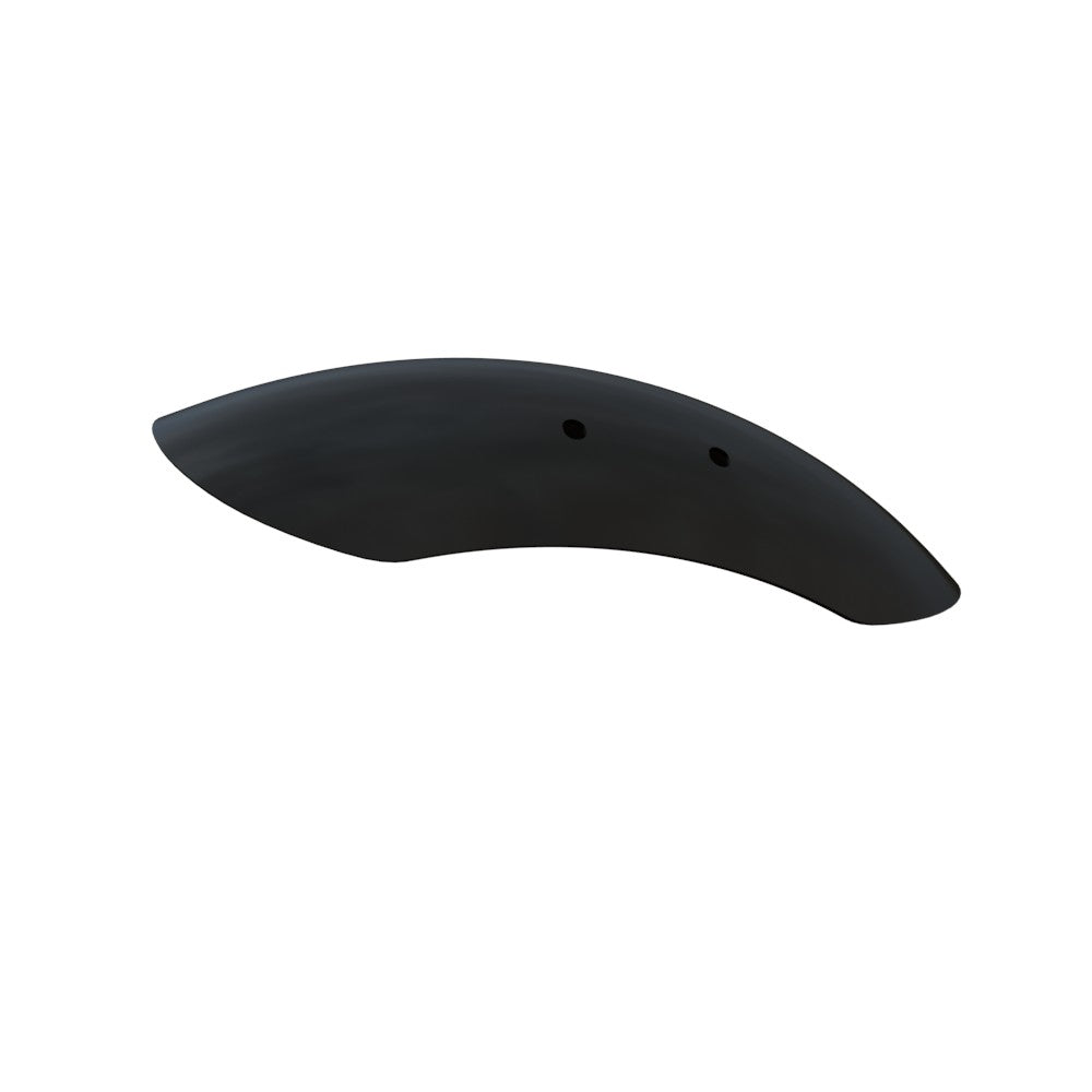 5.5" / 140mm 1-Piece Steel Matte Black Front Fender