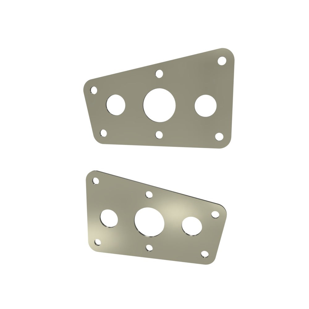Honda Shadow VT750 (Shaft) Side Covers (Left &Right) Raw Steel