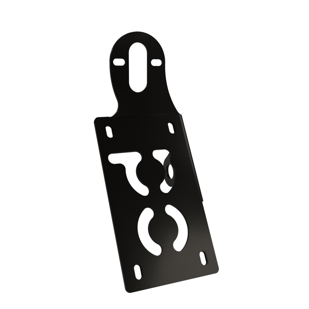 UNIVERSAL Vertical License plate bracket (Powder Coated)