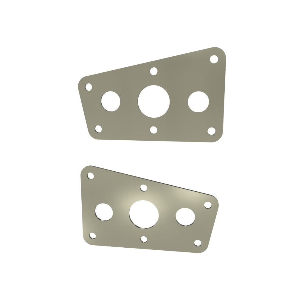 Honda Shadow VT750 (Shaft) Side Covers (Left &Right) Raw Steel