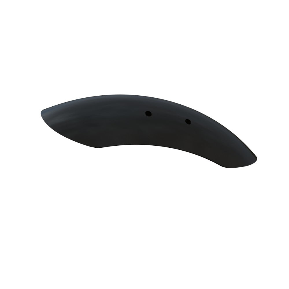 5.5" / 140mm 1-Piece Steel Black Front Fender
