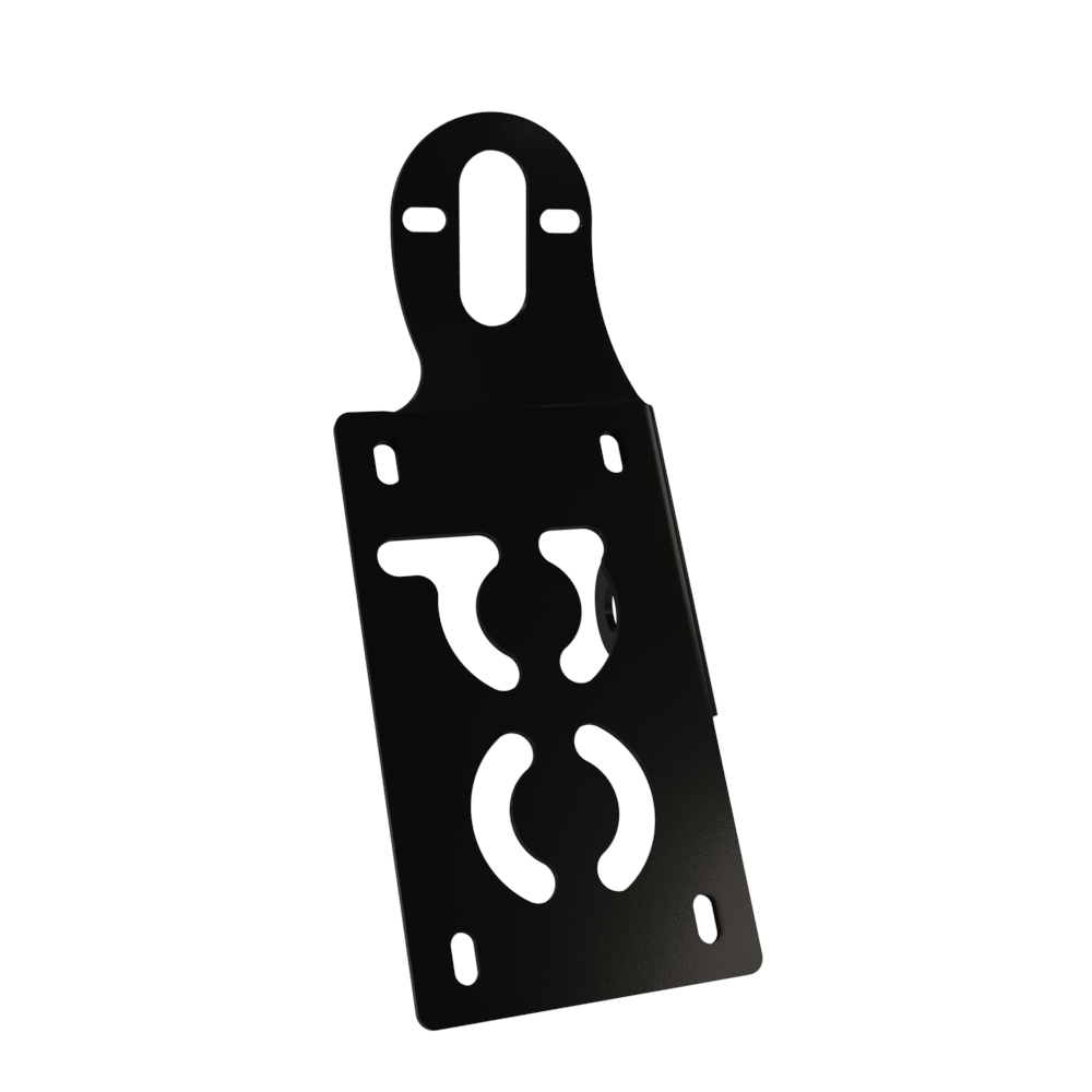 UNIVERSAL Vertical License plate bracket (Powder Coated)