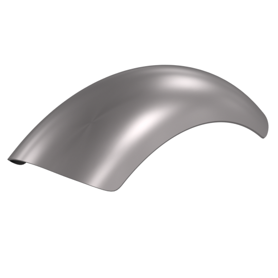 8" 1-Piece Steel Rear Fender