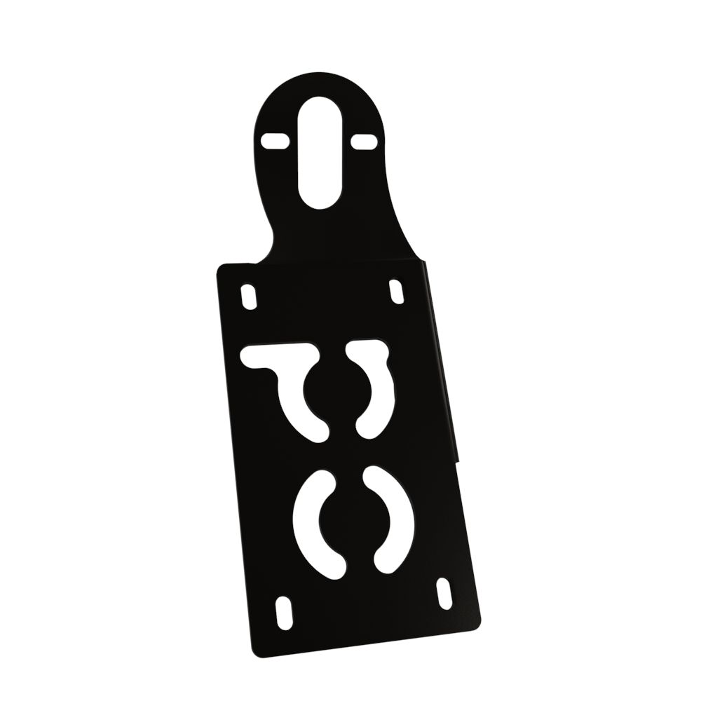 UNIVERSAL Vertical License plate bracket (Powder Coated)