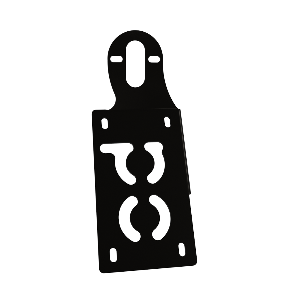 UNIVERSAL Vertical License plate bracket (Powder Coated)