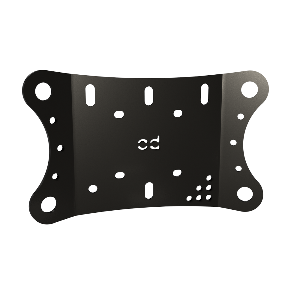 Multi-Fit HeadLight Plate  (Holes)