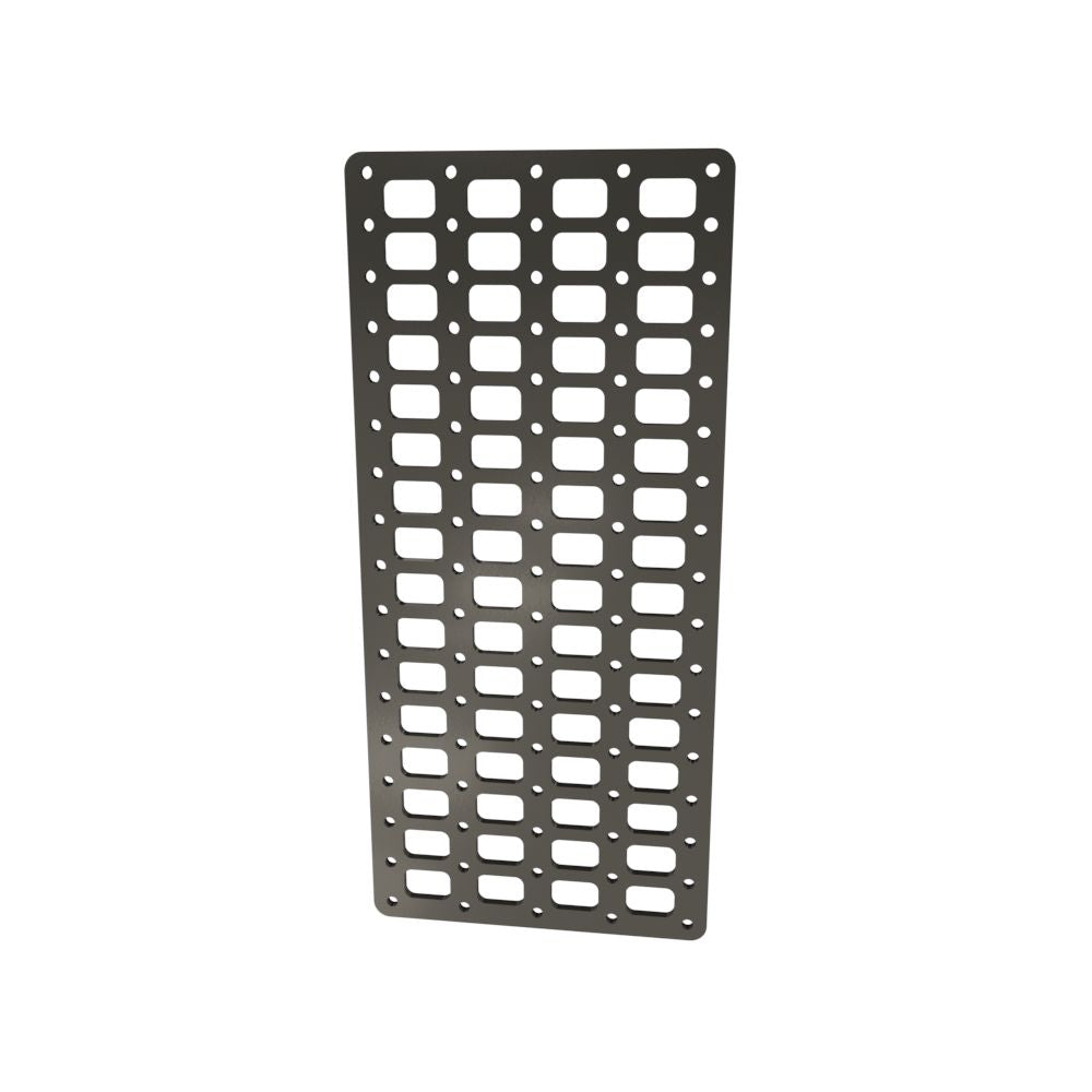 Multi-FIT Tactical Rigid MOLLE Panel (#2) 269mm x 594mm (RAW METAL)
