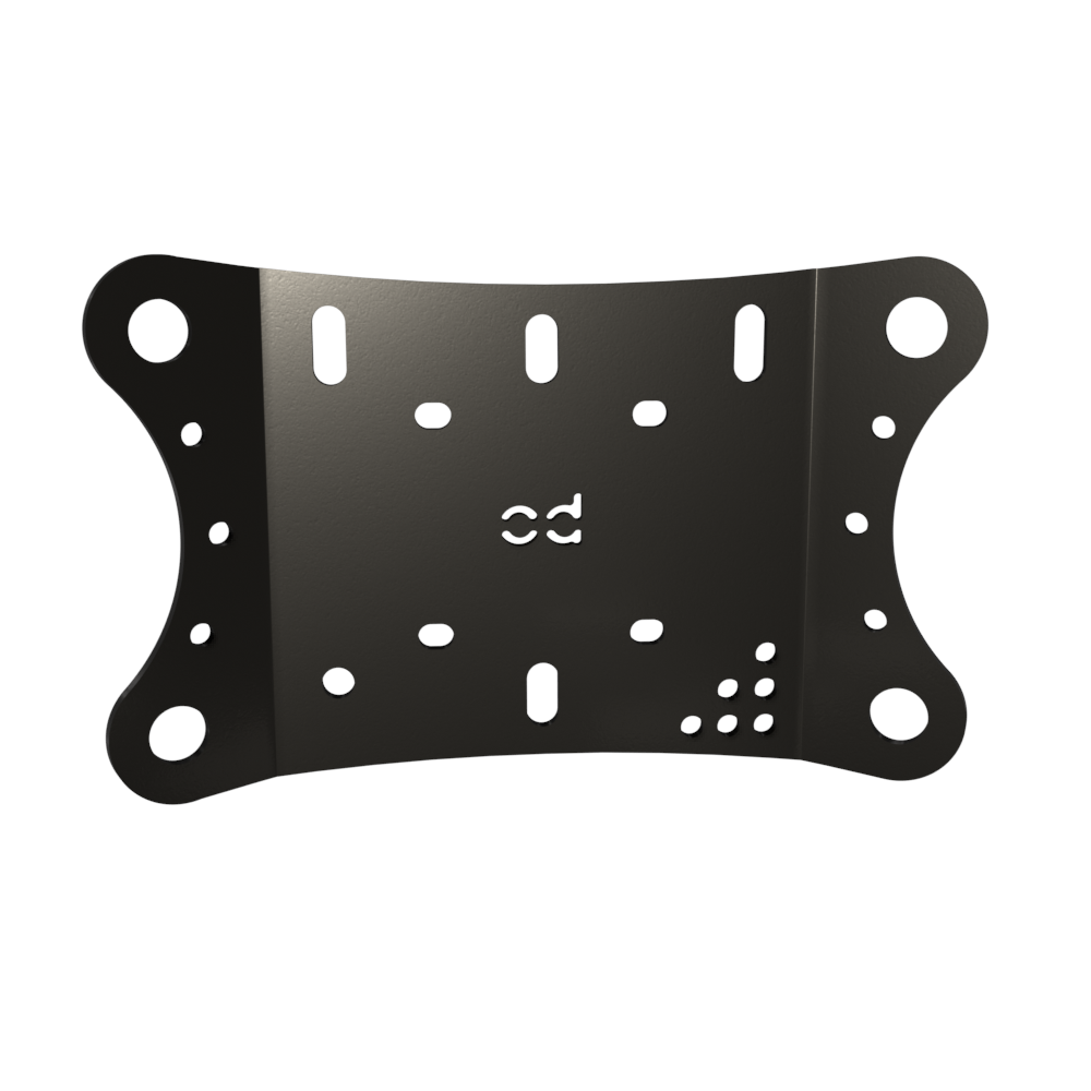 Multi-Fit HeadLight Plate  (Holes)