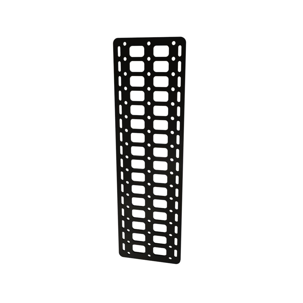 Multi-FIT Tactical Rigid MOLLE Panel (#3) 177mm x 594mm (Powder Coated)