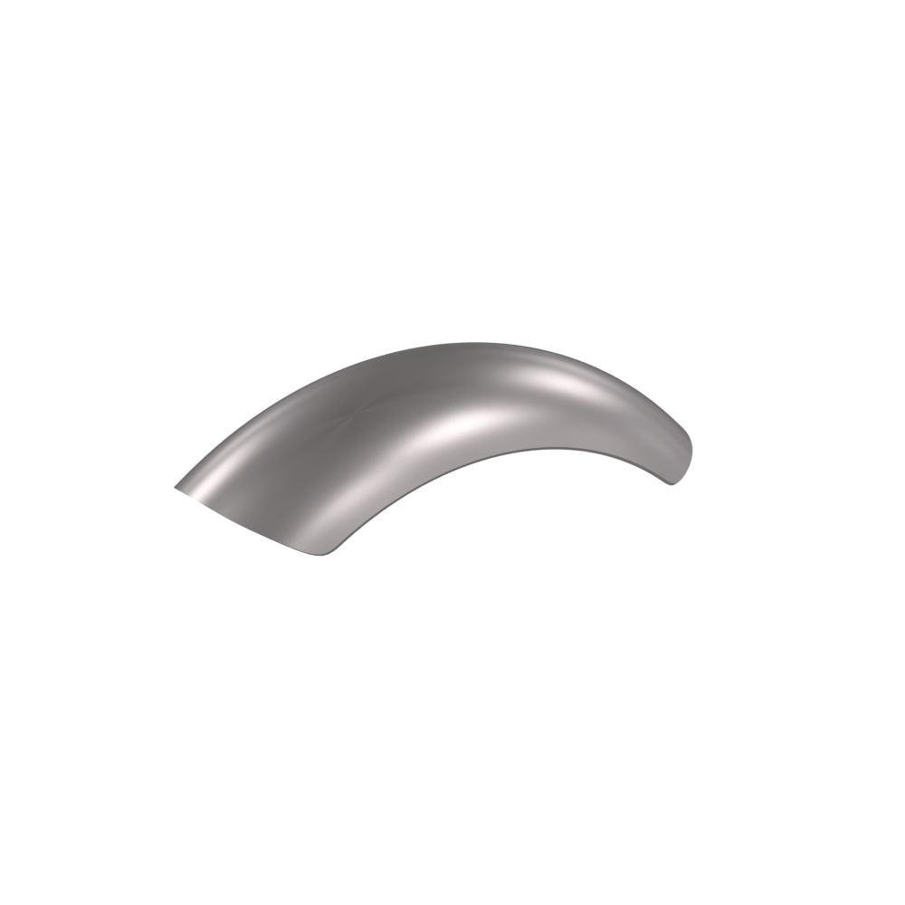 8" 1-Piece Steel Rear Fender
