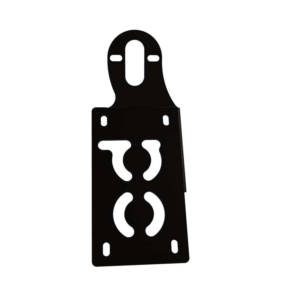 UNIVERSAL Vertical License plate bracket (Powder Coated)
