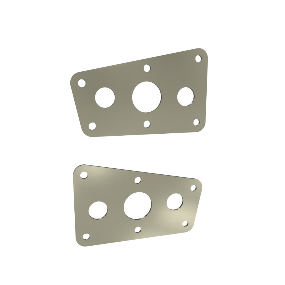 Honda Shadow VT750 (Shaft) Side Covers (Left &Right) Raw Steel