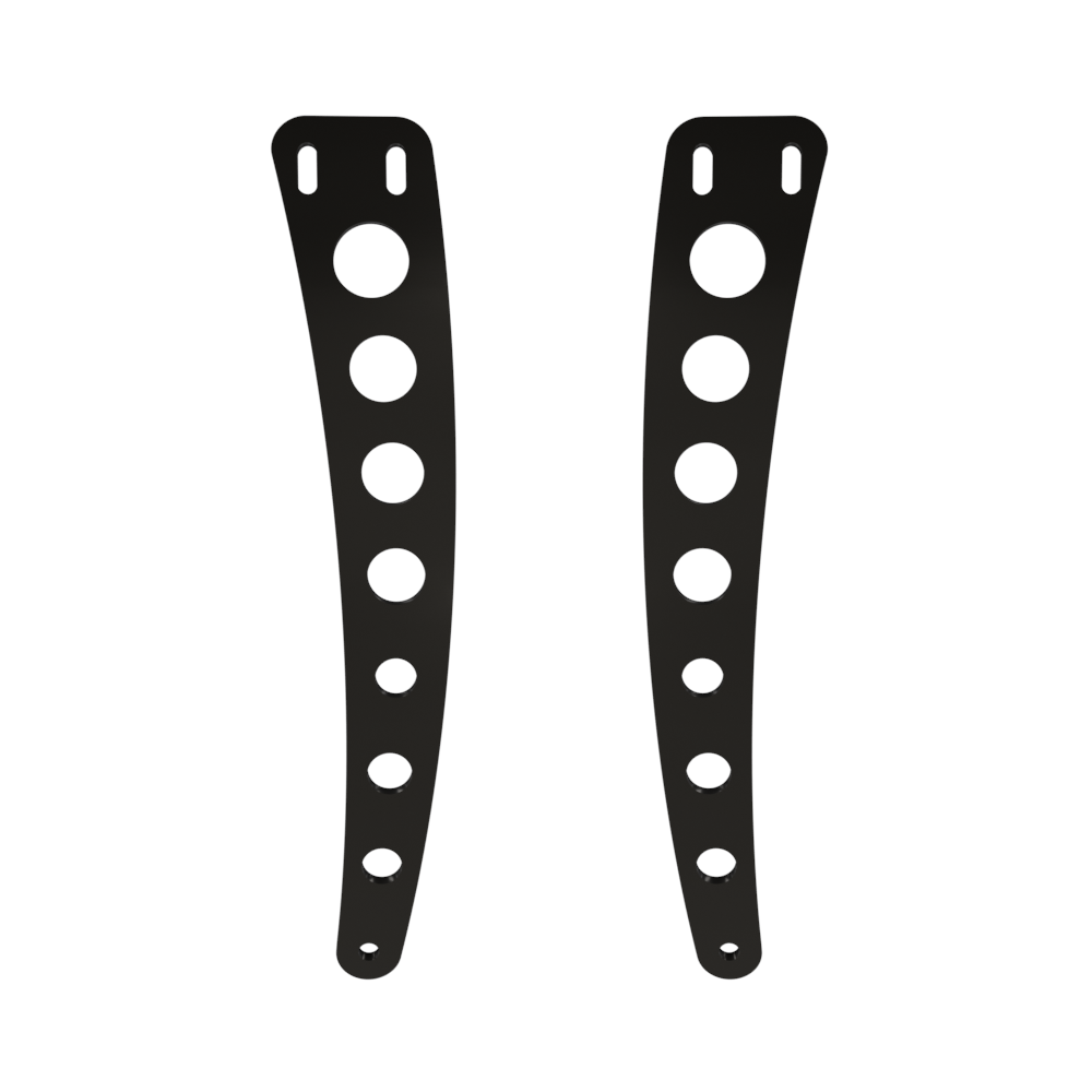 Custom Part MultiFIT Rear Fender Strut Kit Wide (HOLES)