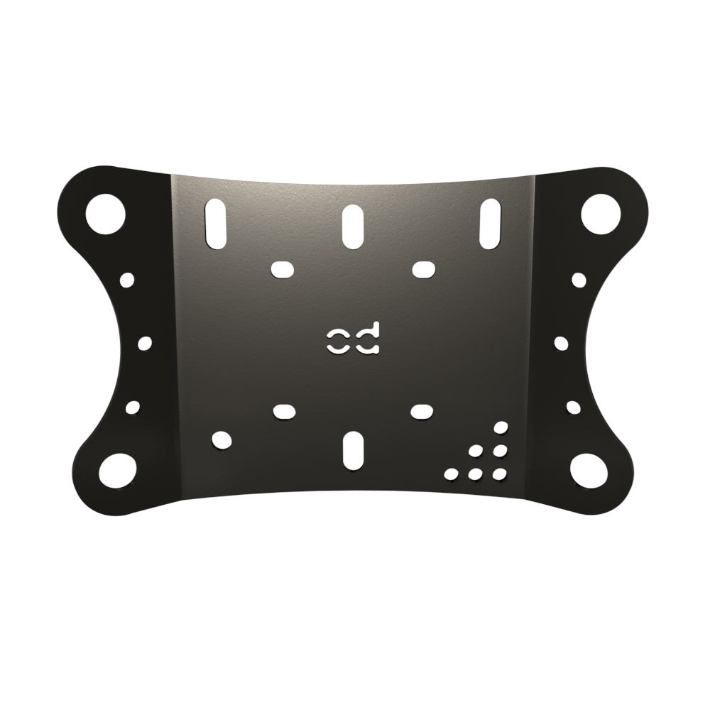Multi-Fit HeadLight Plate  (Holes)