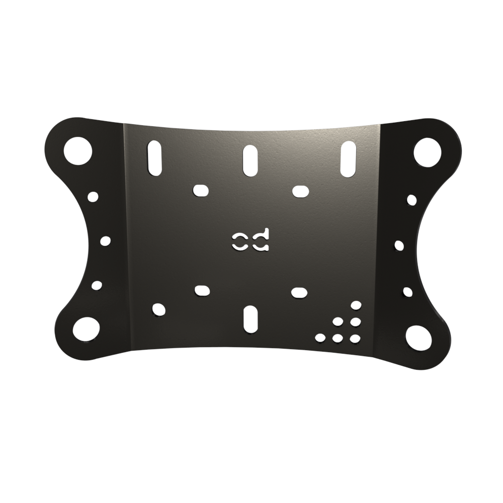 Multi-Fit HeadLight Plate  (Holes)