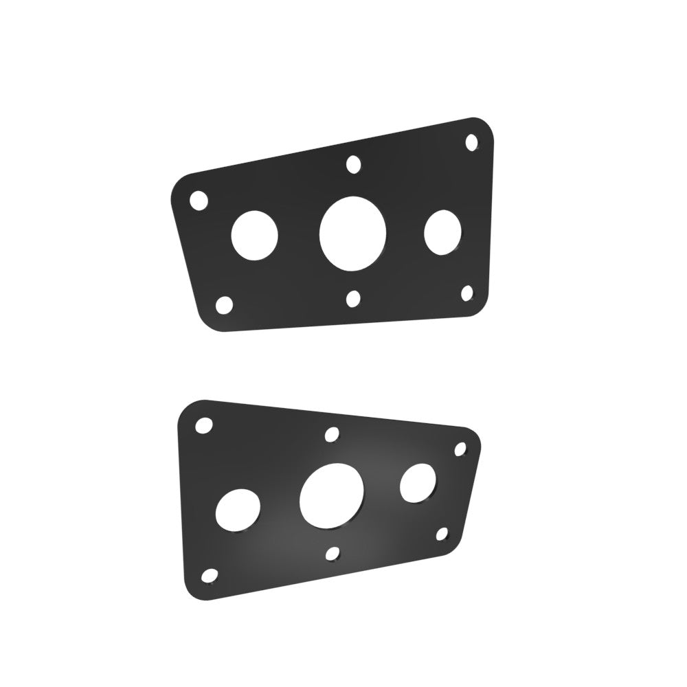 Honda Shadow VT750 (Shaft) Side Covers (Left &Right) Powder Coated
