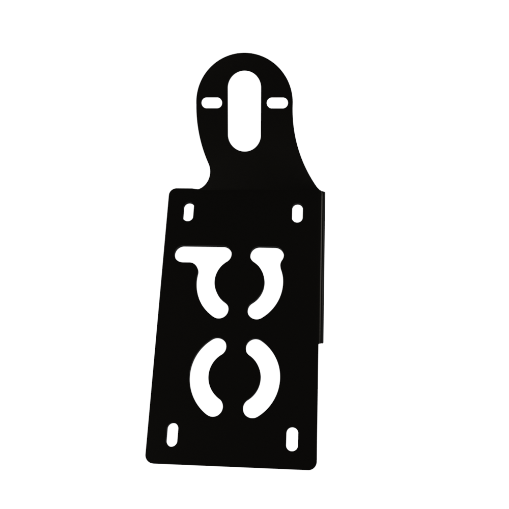 UNIVERSAL Vertical License plate bracket (Powder Coated)