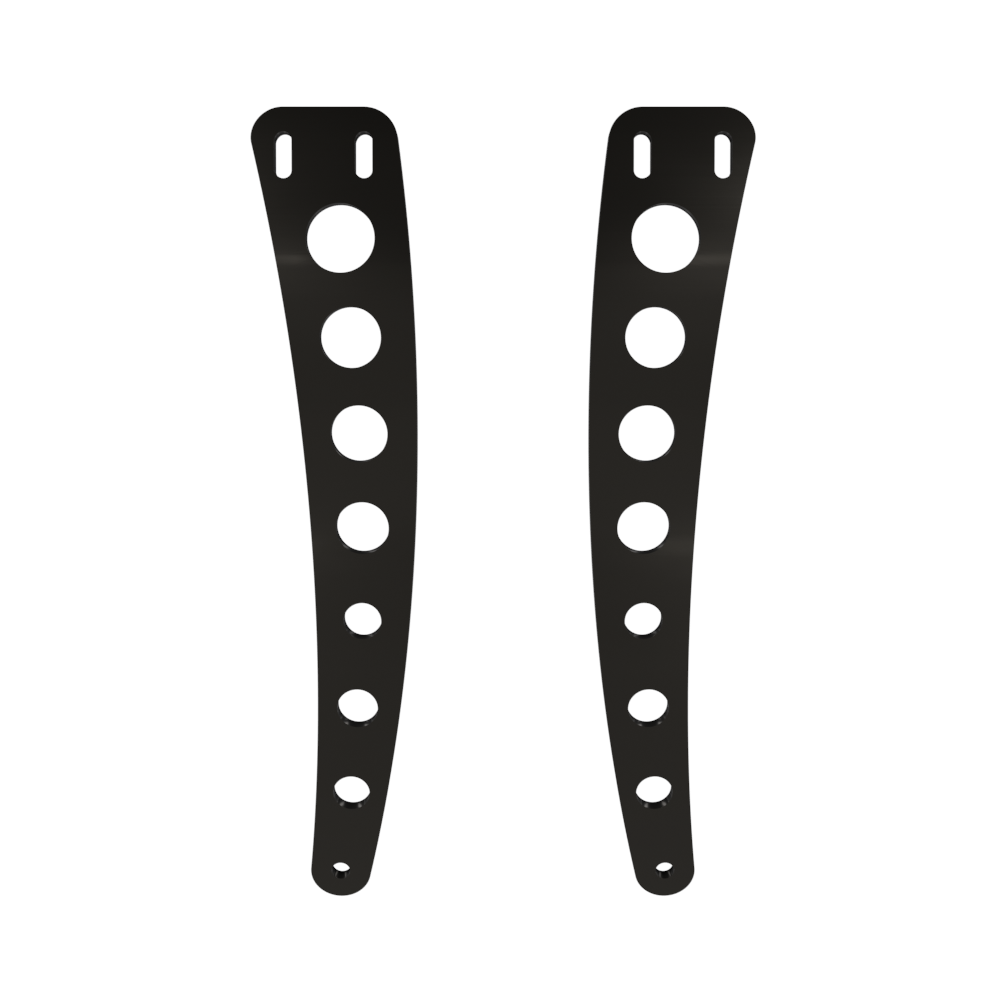 Custom Part MultiFIT Rear Fender Strut Kit Wide (HOLES)