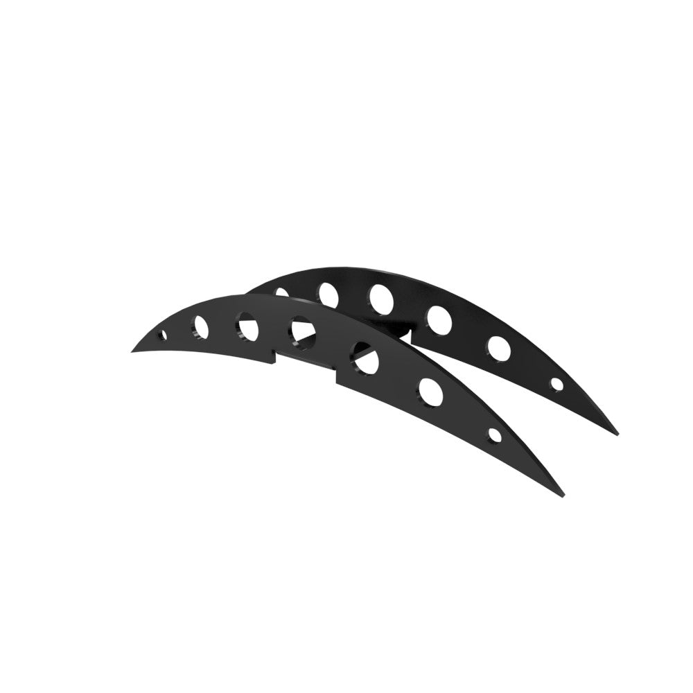 Multi-Fit Fender Accent HOLES (Powder coated)
