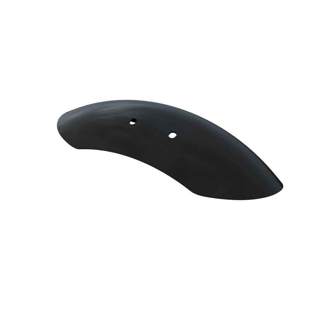 5.5" / 140mm 1-Piece Steel Matte Black Front Fender