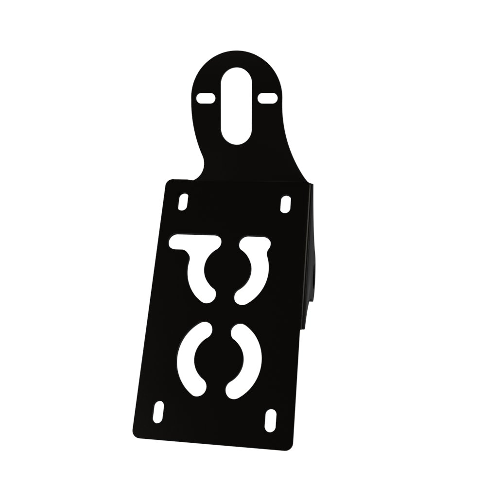 UNIVERSAL Vertical License plate bracket (Powder Coated)