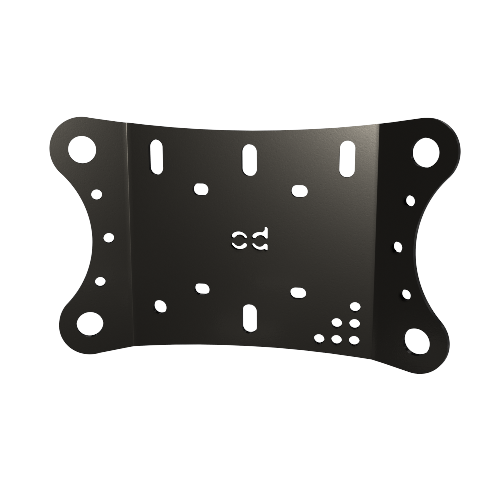 Multi-Fit HeadLight Plate  (Holes)