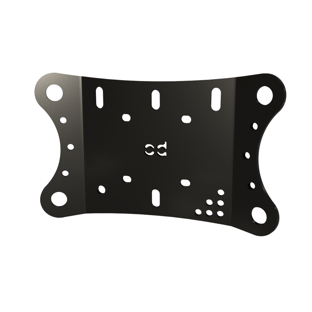 Multi-Fit HeadLight Plate  (Holes)