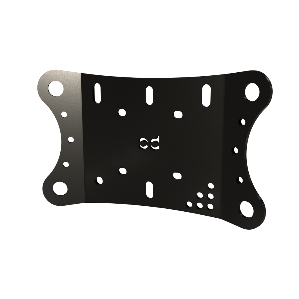 Multi-Fit HeadLight Plate  (Holes)