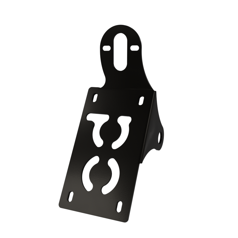 UNIVERSAL Vertical License plate bracket (Powder Coated)