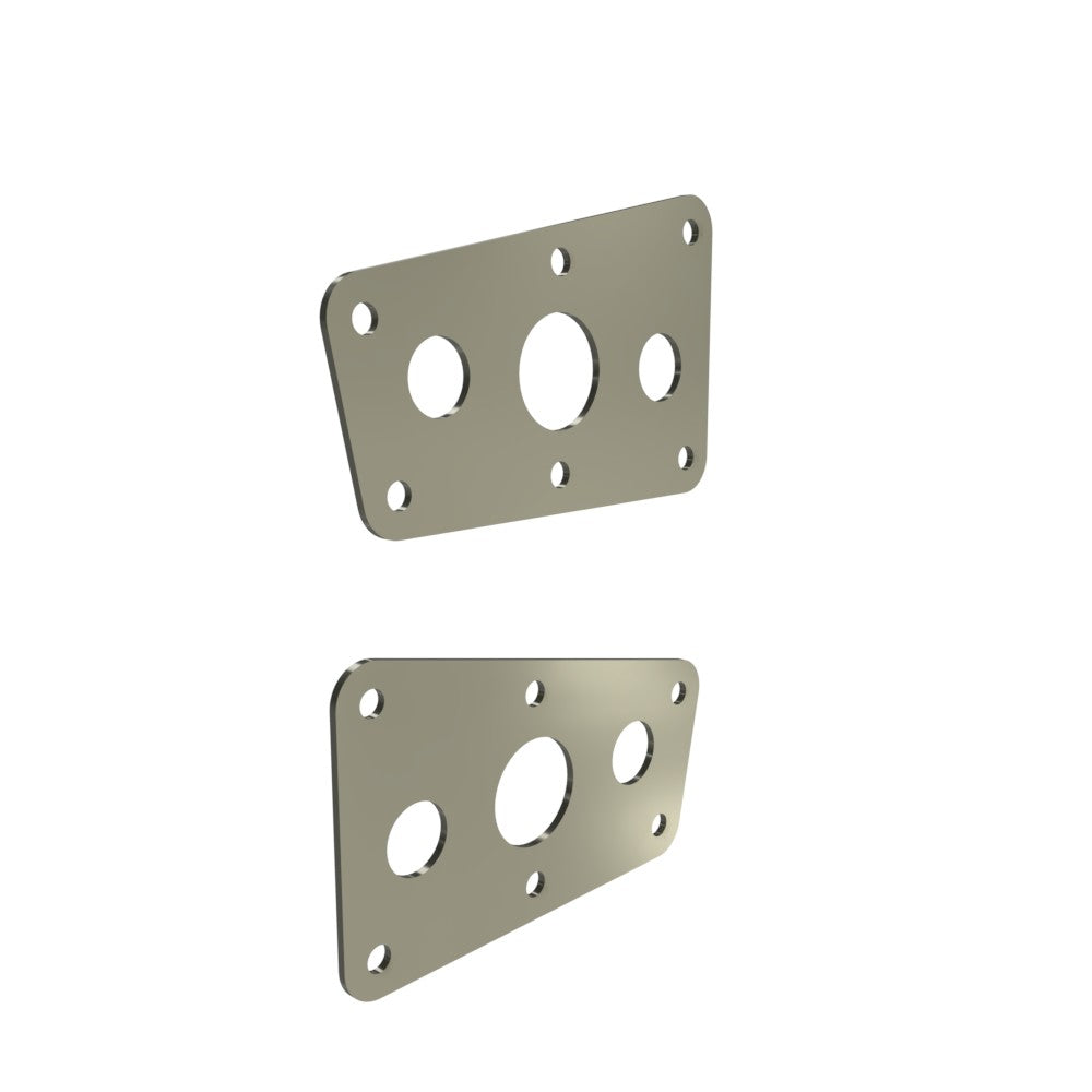 Honda Shadow VT750 (Shaft) Side Covers (Left &Right) Raw Steel