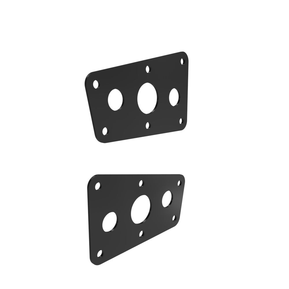 Honda Shadow VT750 (Shaft) Side Covers (Left &Right) Powder Coated