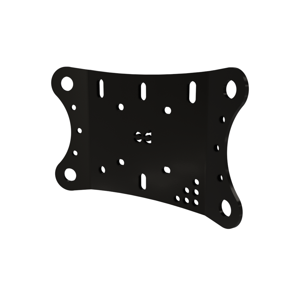 Multi-Fit HeadLight Plate  (Holes)