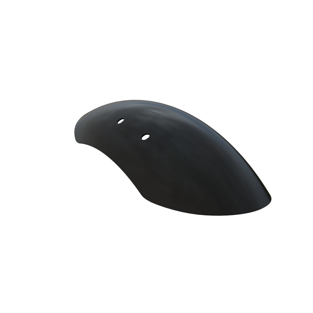 5.5" / 140mm 1-Piece Steel Matte Black Front Fender