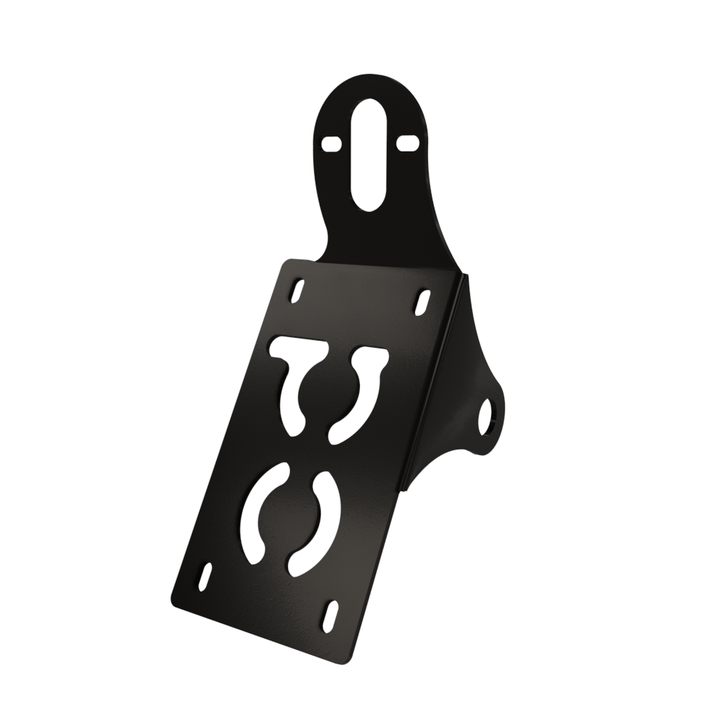 UNIVERSAL Vertical License plate bracket (Powder Coated)